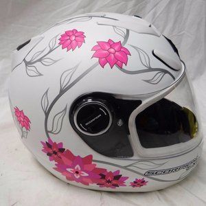 Scorpion EXO-700 Black Dahlia motorcycle helmet si